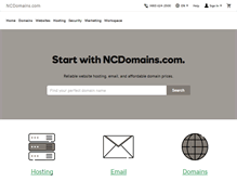 Tablet Screenshot of ncdomains.com
